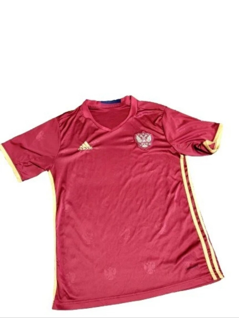 2016-2017 Adidas Russia Home Football Soccer Jersey Climacool Mens Small Maroon